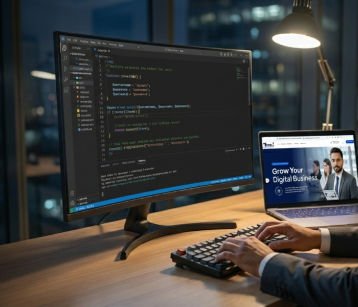 Software developer at Trend Web Technologies working on custom web application development