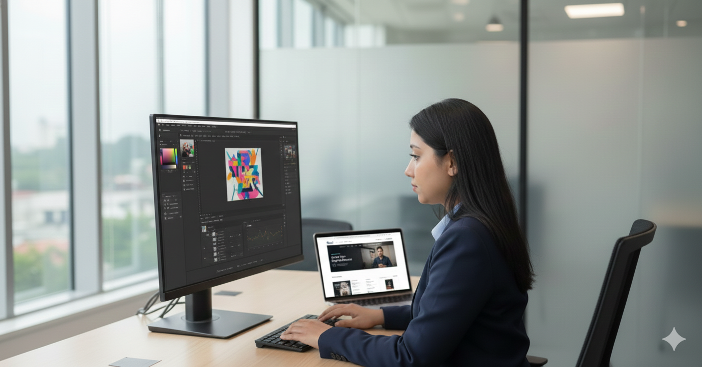 UI/UX designer at Trend Web Technologies working on website and digital product design