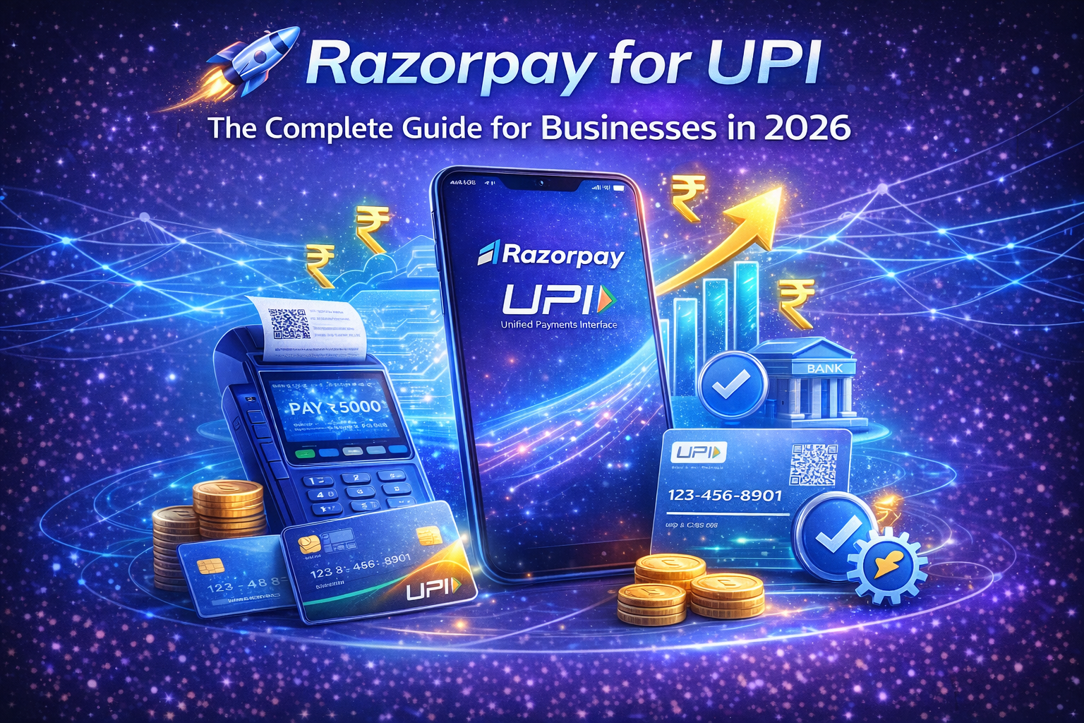 Razorpay for UPI – The Complete Guide for Businesses in 2026 | Learn how to accept UPI payments online with Razorpay, integrate with WooCommerce, understand fees, and boost conversions.